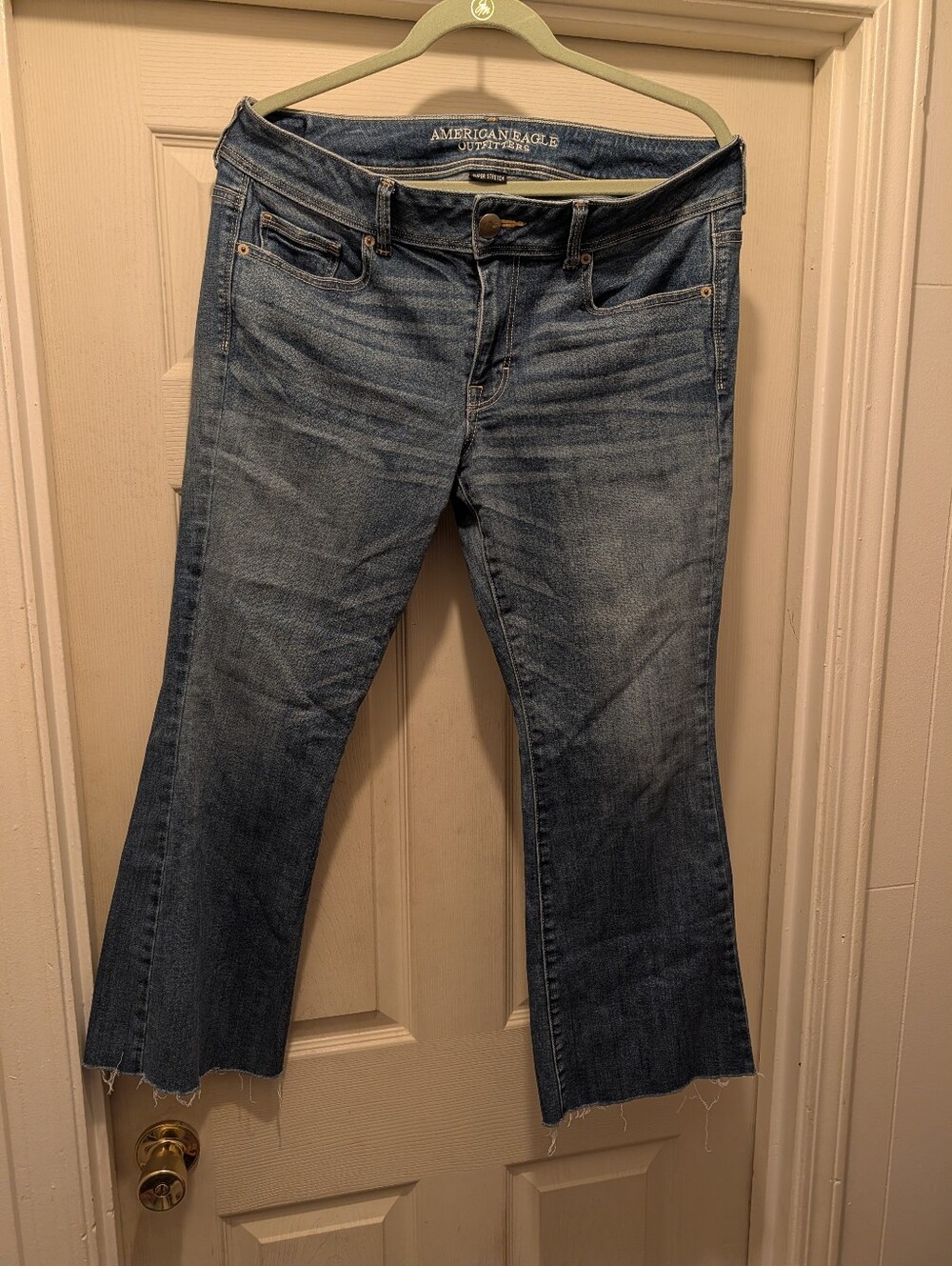 American Eagle Outfitters Medium Blue Flare Jeans Size 14